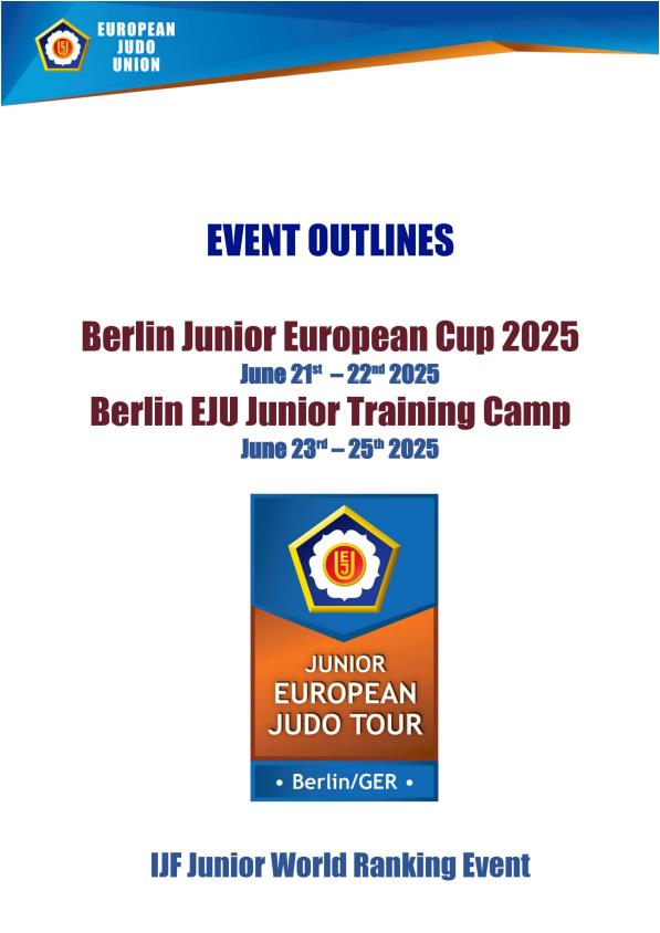 5 Navarros compiten en la European Cup Junior de Judo de Alemania. Berl&iacute;n 21-06-25. RESULTADOS